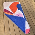 RPET plastic bottle custom design double sides sublimation print beach towel