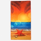 A Large Fresh Stock Hot Selling Dry Quickly Microfiber 100% polyester Beach Towel
