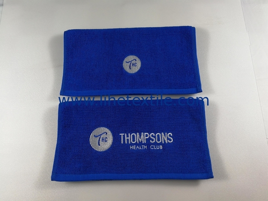 100% Cotton Custom Gym Sports Fitness Towel with Embroidery Logo