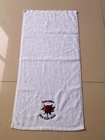 custom 100% cotton embroidery logo gym towel sport towels black and white