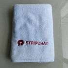 Customized embroidery bath towels 100% cotton 500gsm luxury white hotel towel