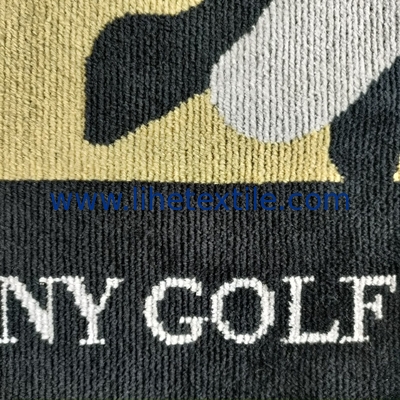 100% Cotton Gym Golf Tricolor Jacquard Customize Cooling Sports Sweat Towel with logo