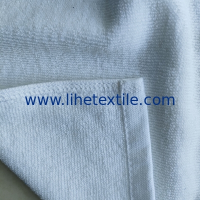 100% Cotton Custom White Gym Sports Fitness Towel with Embroidery Logo