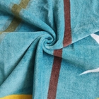 Wholesale custom 100% cotton beach towel with logo printed glasses pattern  beach towel