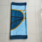 Wholesale custom 100% cotton beach towel with logo printed glasses pattern  beach towel