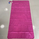 wholesale leaf tropical quick dry  printed suede light weight sand free beach towel