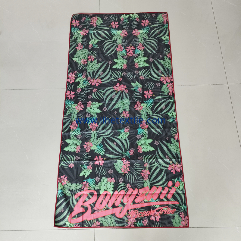 Hot sale microfiber sand free beach towel soft and quick-drying beach towel with logo