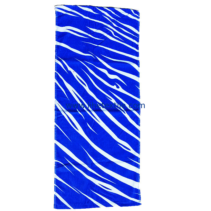 wholesale 100% cotton small MOQ soft feel high quality promotional custom digital printing cotton velour beach towel