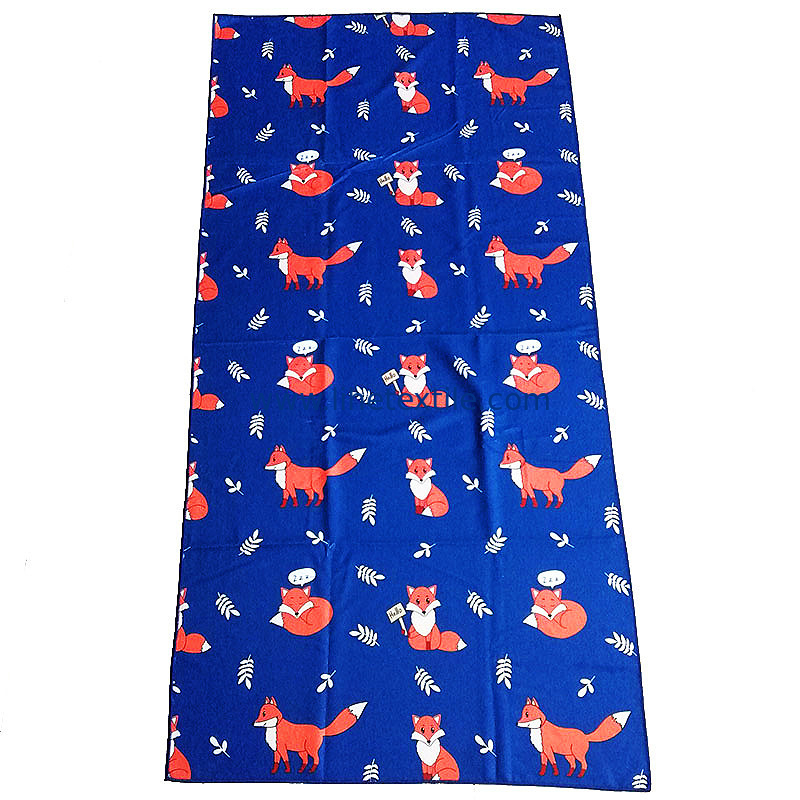 Large customized Sand Proof sublimation digital print Beach Blanket towel blank microfiber beach towel