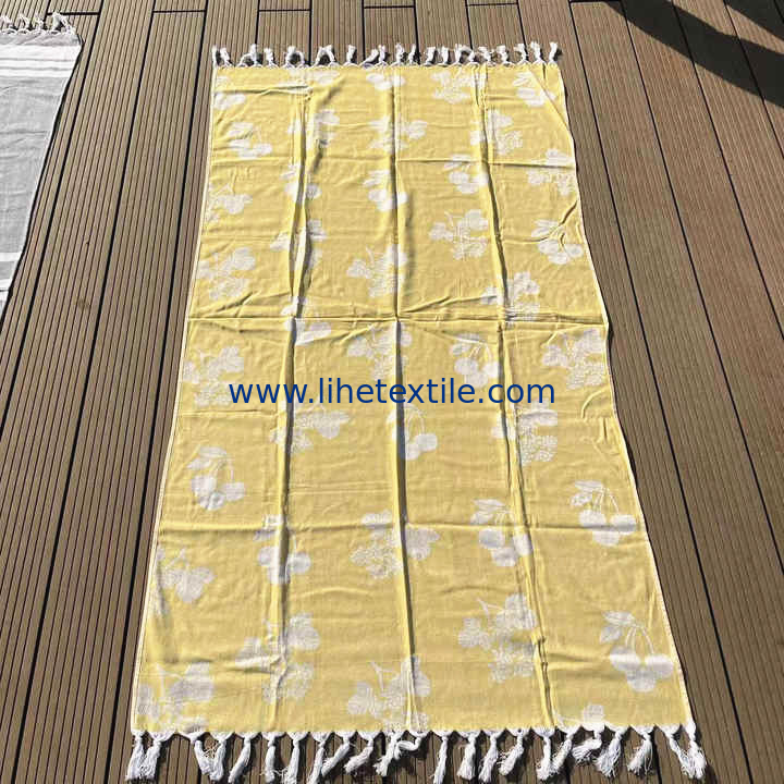 oversized summer quick dry towel beach turkish beach towel with 100% cotton