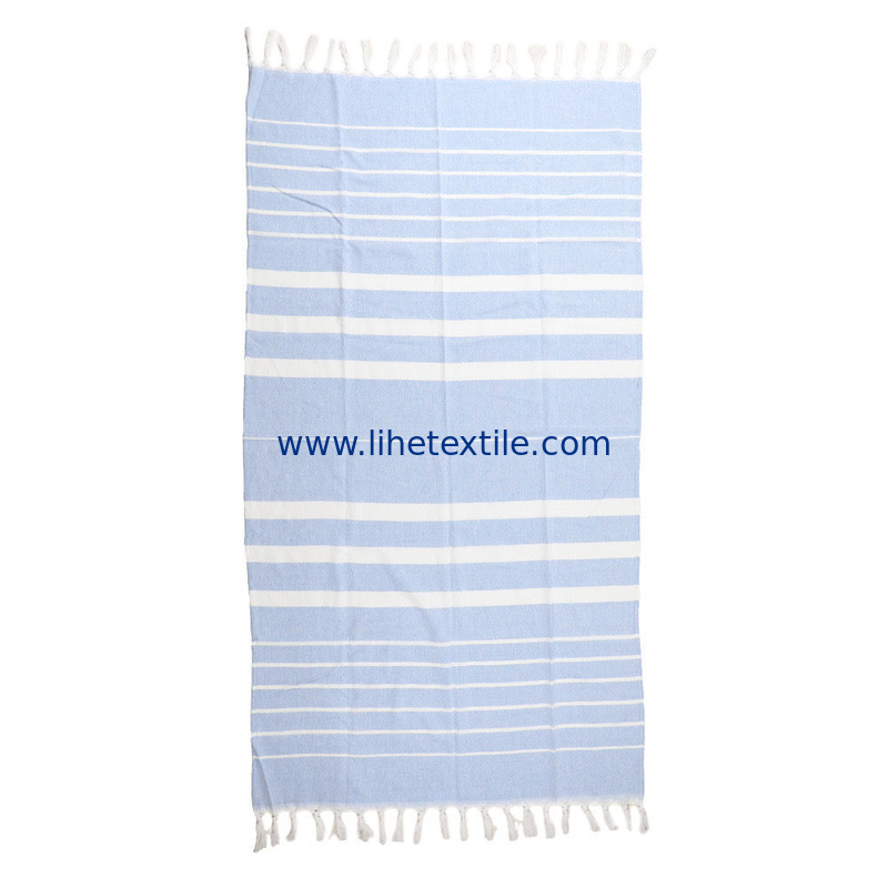 extra large striped turkish towel turkish towels organic cotton gauze fluffy blue beach towel