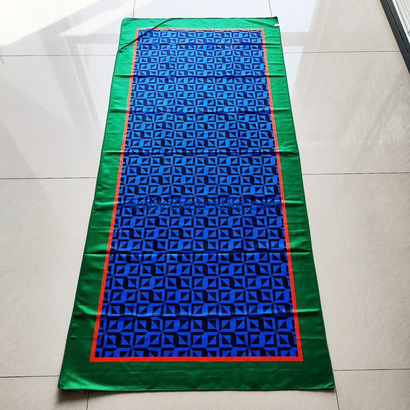 Wholesale private label digital custom gym microfiber suede sport printed beach towel with logo
