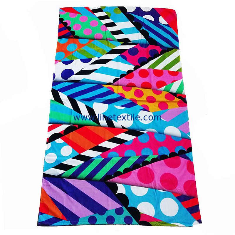 High quality 100%cotton colorful soft water absorption summer custom towel beach towel wholesale
