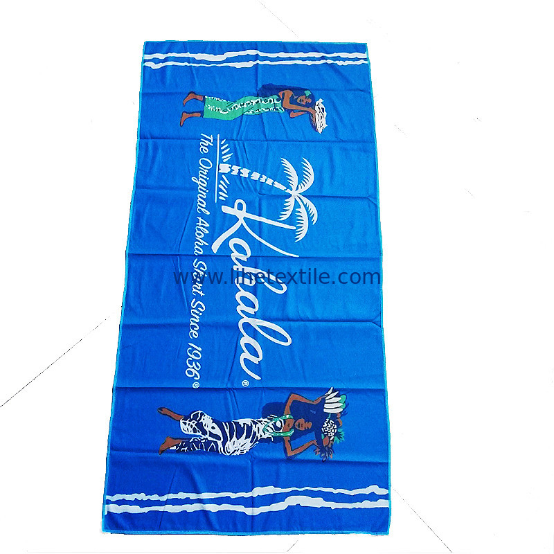 Promotion  custom printed  quick dry recycled microfiber suede beach sports gym towels sand free beach towel with logo