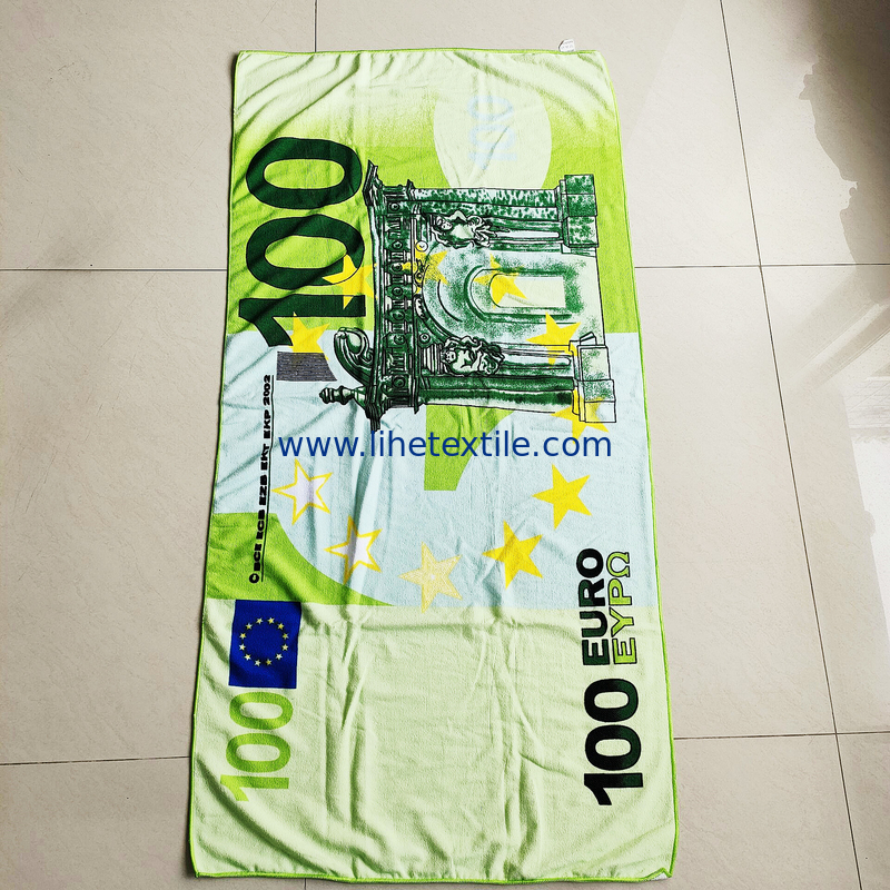 Swimming microfiber beach towels seersucker kikoy square custom print florida beach towels logo naked girl beach money t