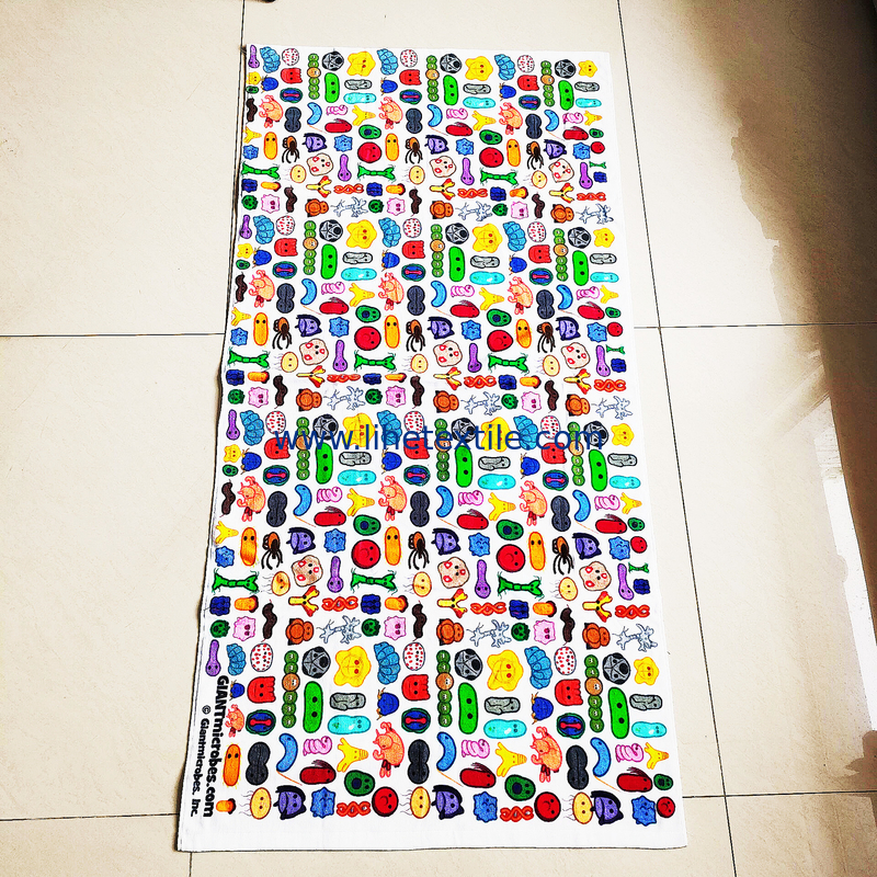 luxury 100% cotton sublimation beach towels with logo custom print summer sand free kids beach towel