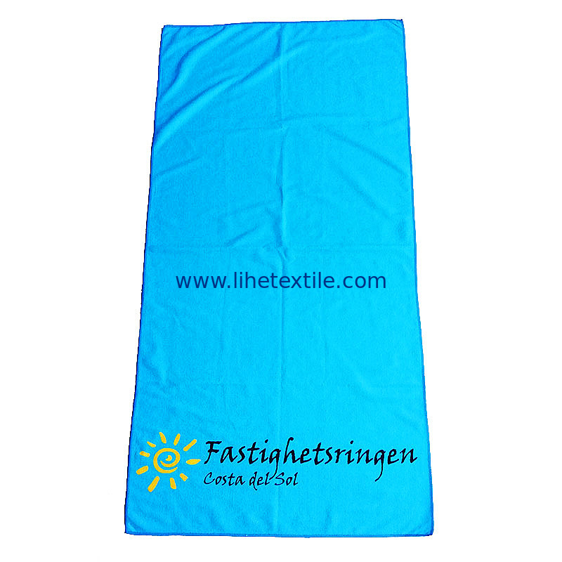 Microfiber custom beach towel of sublimation beach towels with logo custom print quick dry sand free beach towel