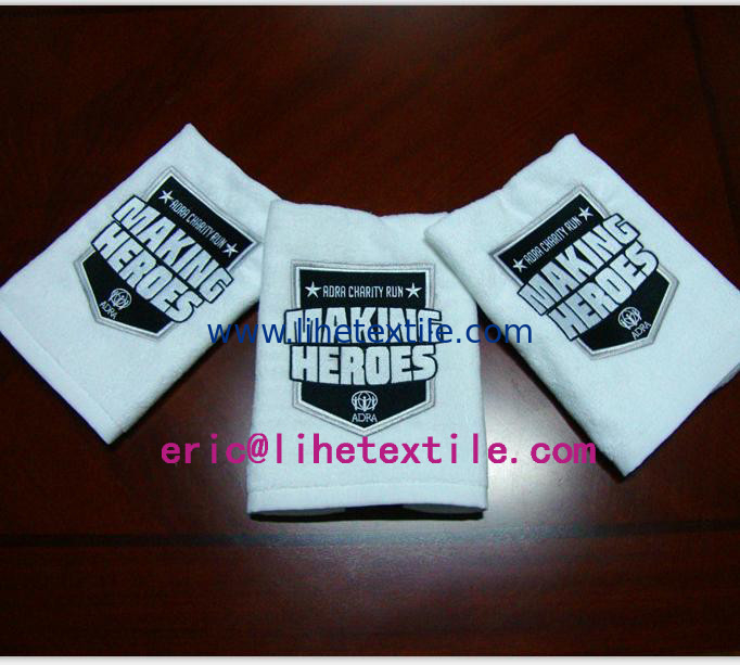 promotion towel with logo , embroidery, 50X70CM ,
