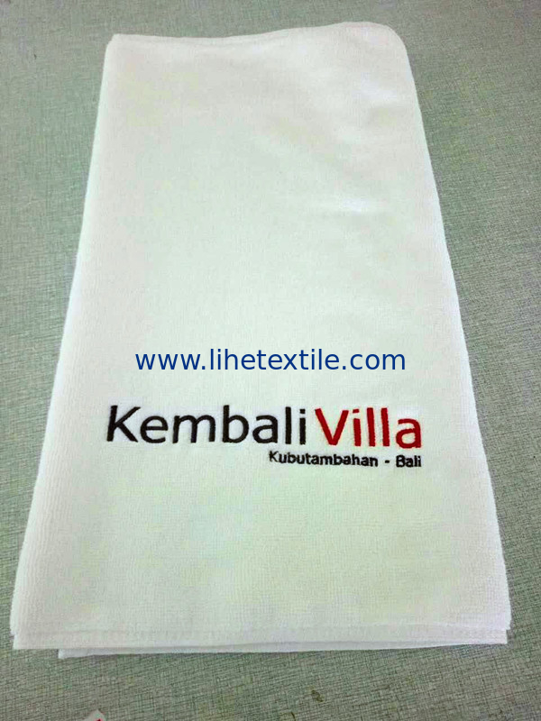 cheap promotional custom logo 100% cotton embroidery gym sport bath towel with logo yoga towel