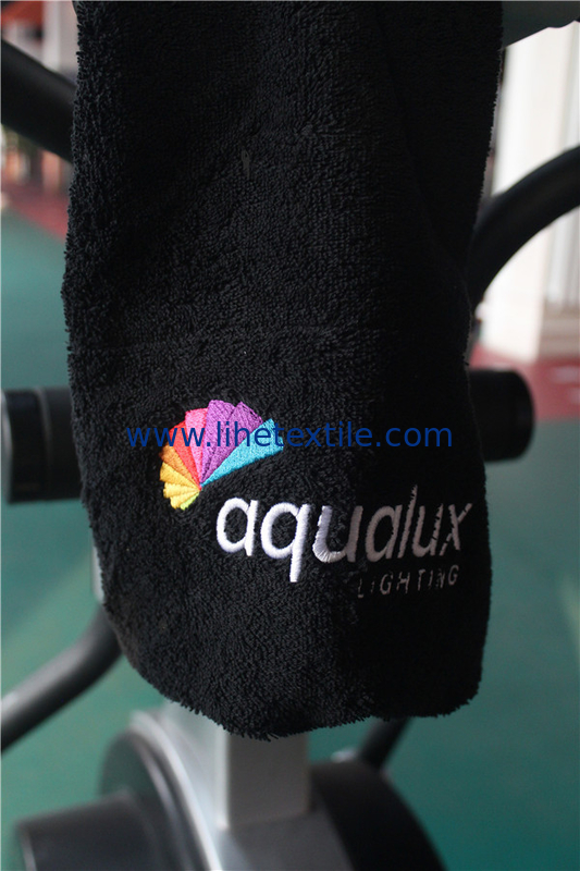 Low Price Advertising Gym Towels with custom embroidery logo custom color 100% cotton 35X75CM hand towel