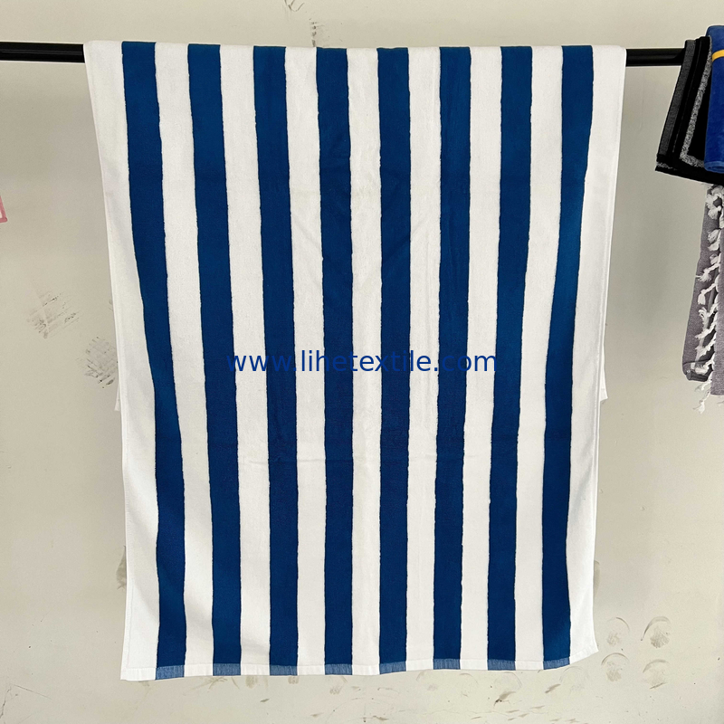 Customized logo printing 100% cotton beach towel logo printing