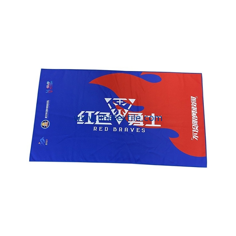 Does not fade quick dry printed  custom microfiber  beach towel with logo