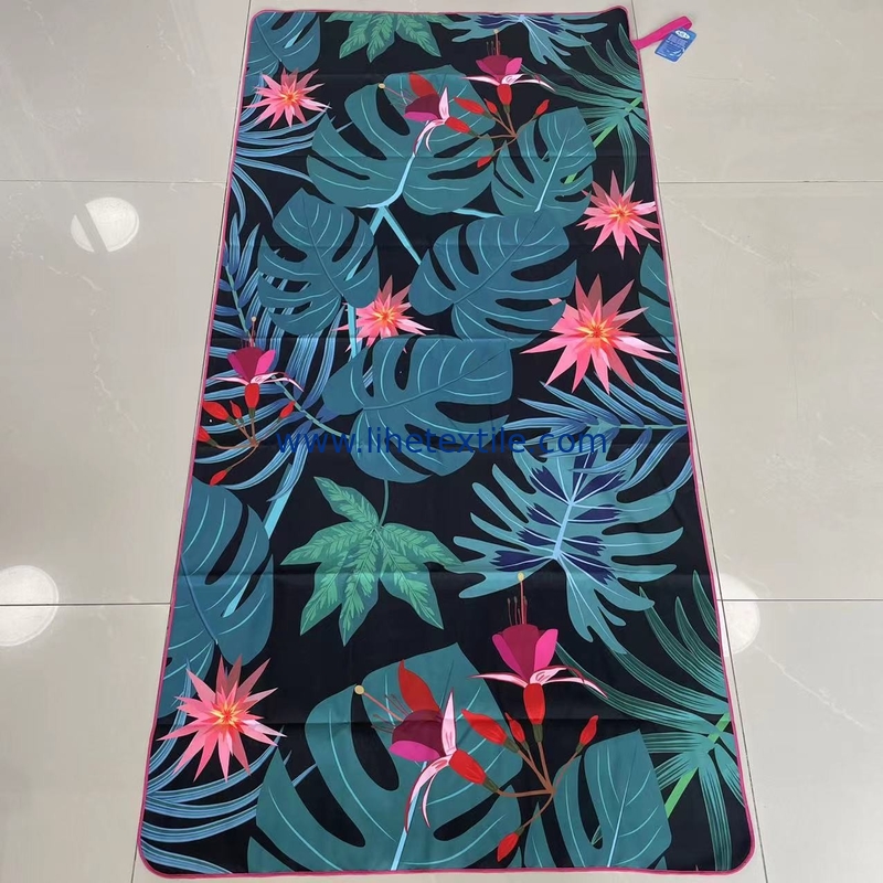Double side printed Microfibre Beach Towel Extra Large - 180x90cm Sand Free Lightweight & Quick Dry with Travel Bag